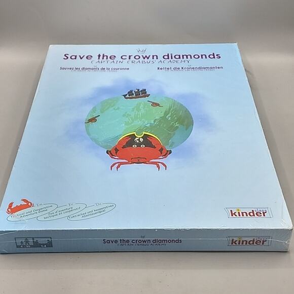 Save The Crown Diamonds Captain Crabus Academy Board Game Kinder Class New - Picture 10 of 10